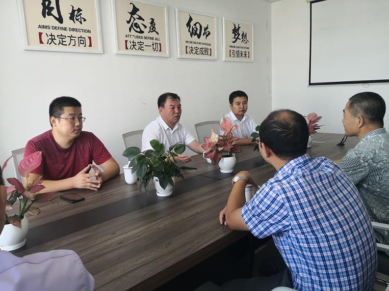 衡水市驻外招商办主任李焕玉一行到访yl6809永利公司-yl6809永利